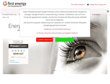 Tablet Screenshot of first-energy.net